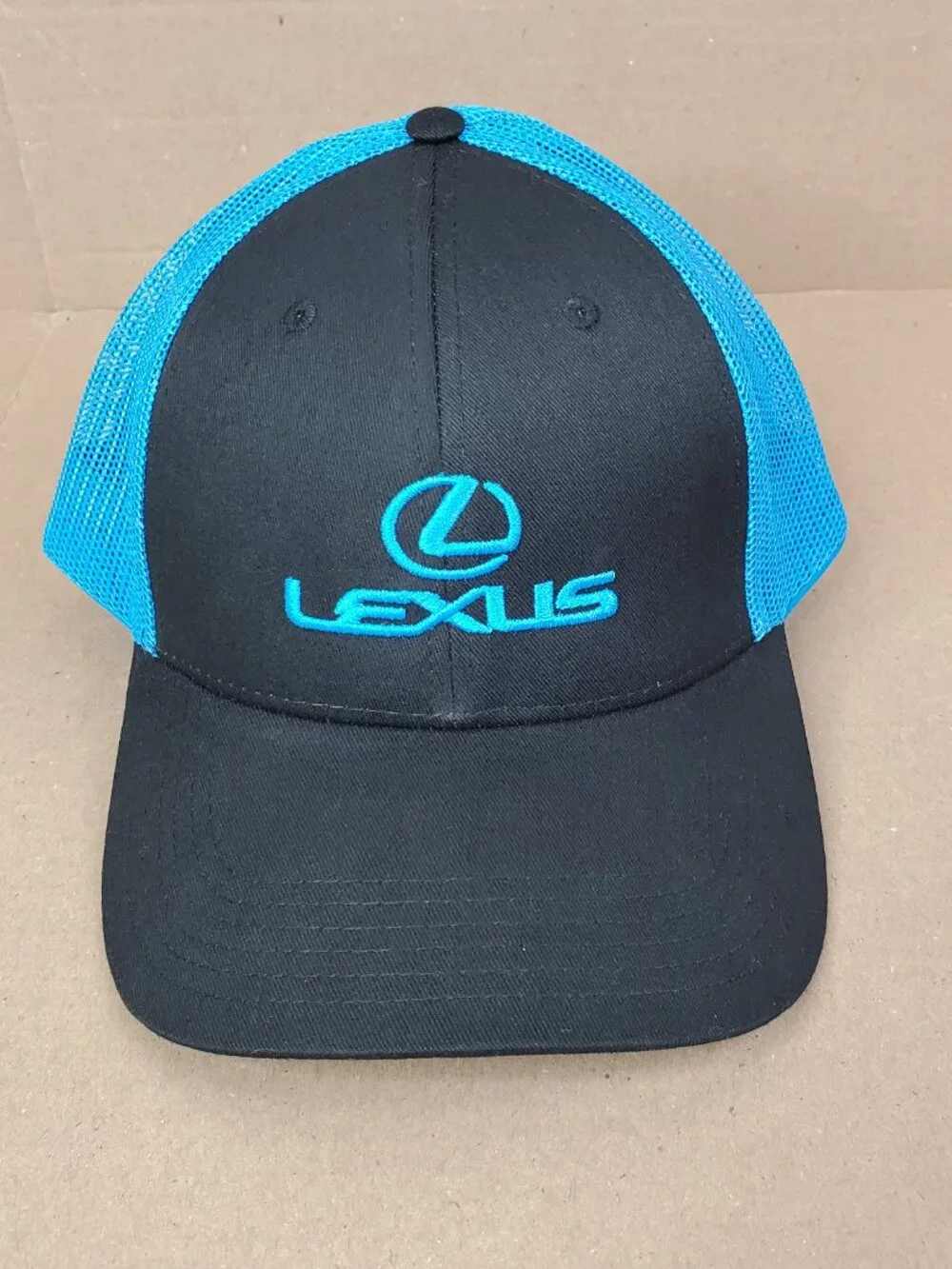 Lexus Hat Cap Mesh Back Black Blue Strap Back Car Baseball Logo OTTO